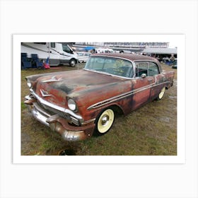 Rustbucket Car. Photo by FB Meekins Art Print