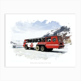 Athabasca Glacier, Jasper National Park, Canada Art Print