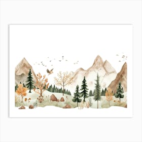 Autumn Forest Art Print