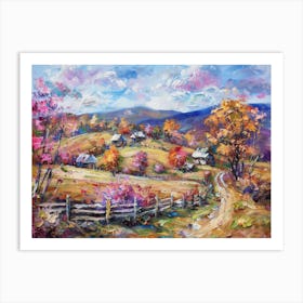 Autumn Landscape 15 Art Print