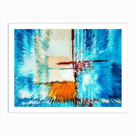 Acrylic Extruded Painting 494 Art Print