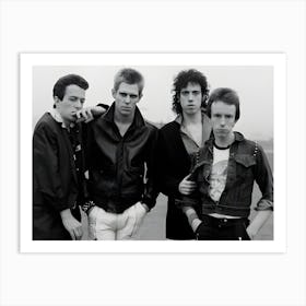 English Punk Rock Group The Clash, New York, 1978 Art Print