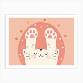 Cat Paw (4) Art Print