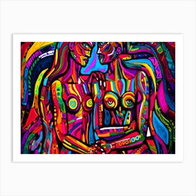 Love Me See Me - Two People In Love Art Print