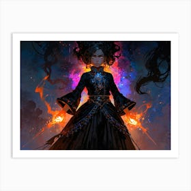 Fire Witch Art Print