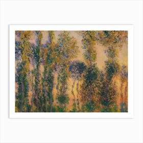 Claude Monet'S Forest Art Print