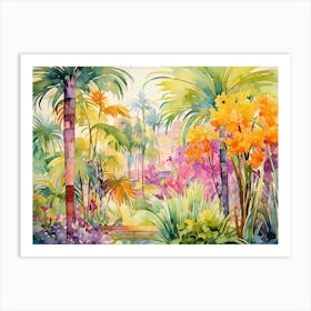 Tropical Garden 5 Art Print