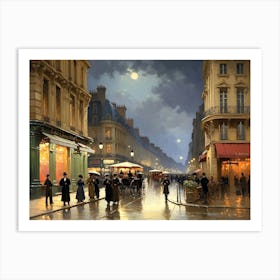 Parisian Nightlife 2 Art Print