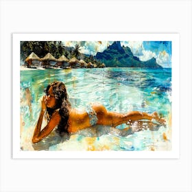 Bora Bora Time - Tropical Deluxe Art Print