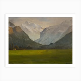 Jungfrau After First Snow, Albert Bierstadt Art Print
