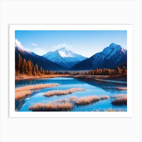 Mountain Lake Art Print