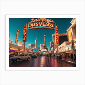 Las Vegas Street Art Print