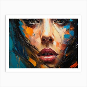 Portrait Of A Woman 13 Art Print