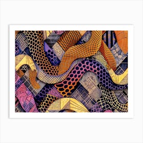 Snake skin Art Print