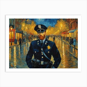 Officer Vincent Willem Van Gogh Art Print