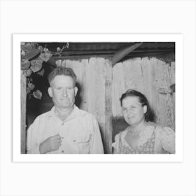 Unemployed Oil Worker And His Wife, Seminole, Oklahoma By Russell Lee Art Print