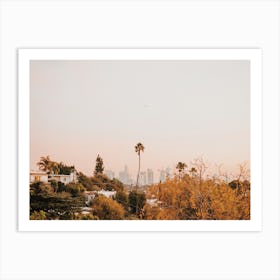 California Skyline Art Print