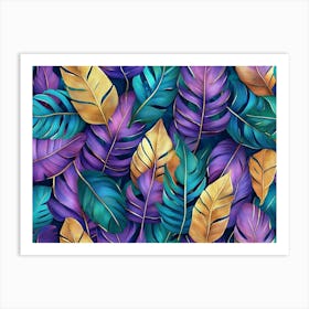 Tropical Leaves 22 Art Print