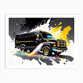 Truck Painting Art Print