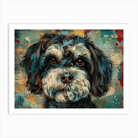 Havanese Fine Art Portrait 2 Art Print