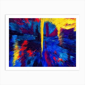 Acrylic Extruded Painting 116 Art Print