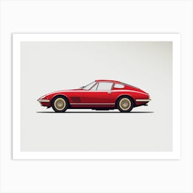 Ferrari Daytona 365 Gtb 4 Car Style Art Print