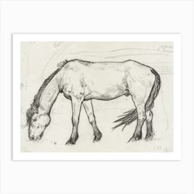 Grazing Horse In Noordwijk (1893), Richard Roland Holst Art Print