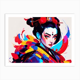 Geisha 125 Art Print