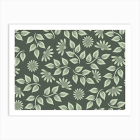 Floral Pattern 2 Art Print