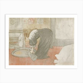 Femme Au Tub (1896), Henri de Toulouse-Lautrec Art Print