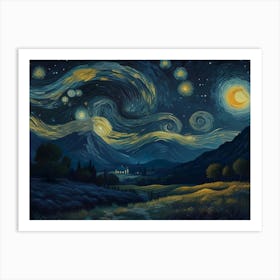 Starry Night 1 Art Print