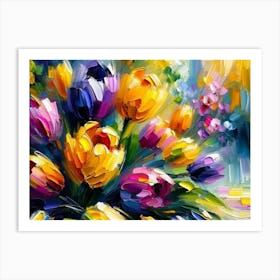 Tulips In A Vase 1 Art Print