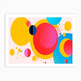 Abstract Circles Art Print