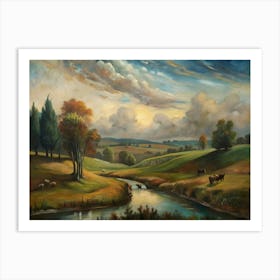 'River Valley' Art Print