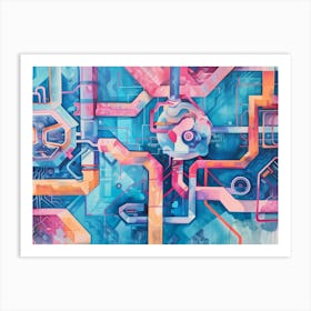 Abstract Abstract Painting 68 Art Print