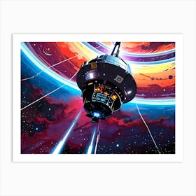 Spaceship 1 Art Print