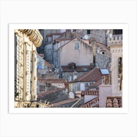 Old Town In Croatia Art Print