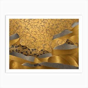 Gold And Silver Art Print