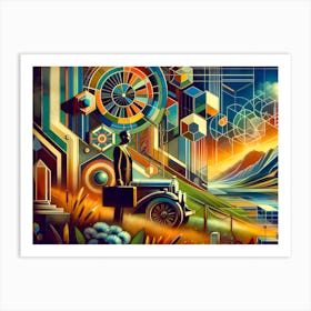 Abstract Painting 7 Art Print