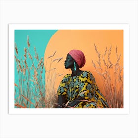 Portrait Of African Woman 2 Art Print