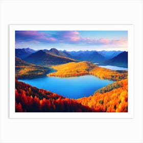 Autumn In The Mountains 8 Art Print