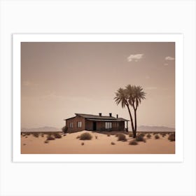 Desert House Art Print