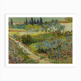 Van Gogh - Garden At Arles Art Print