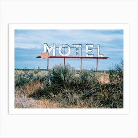Motel Sign Grand Coulee Washington, John Margolies Art Print