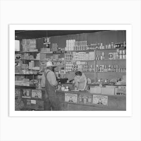 Country Store, Wagoner County, Oklahoma By Russell Lee Art Print