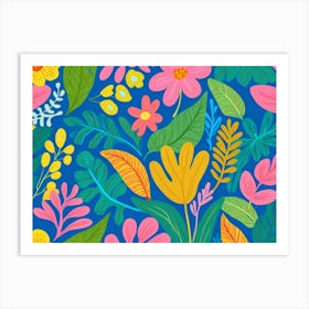 Floral Pattern 8 Art Print