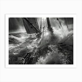 Stormy Seas 8 Art Print