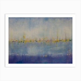 Blue Coast Art Print