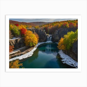 Fall At The Falls Art Print