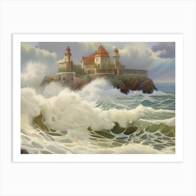 Castle On The Sea Art Print